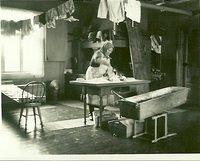 Old-Rinta-Valkama Home Grandma baking